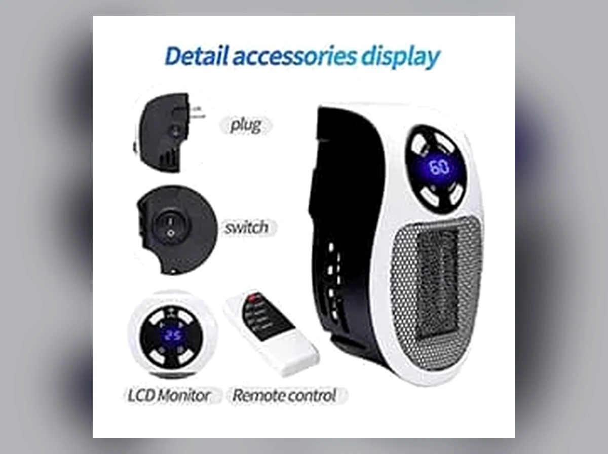 Ultra Air Heater™ Portable Rapid-Warmth PTC Ceramic Convection Space Heater Everyday Experience